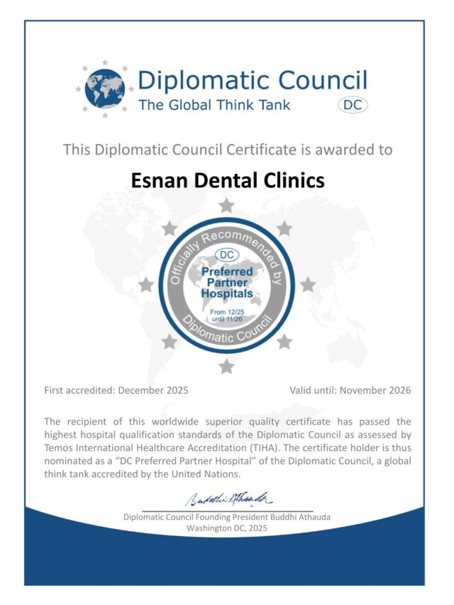 Certificate DC_Esnan Dental Clinics