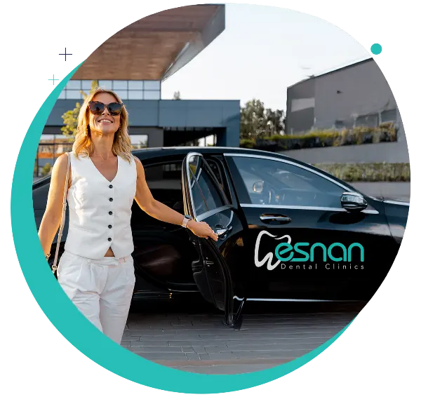 Esnan Dental Clinics'in yurt dışından gelen hastalar için sunduğu konforlu havalimanı karşılama, uğurlama ve VIP transfer servis hizmeti.