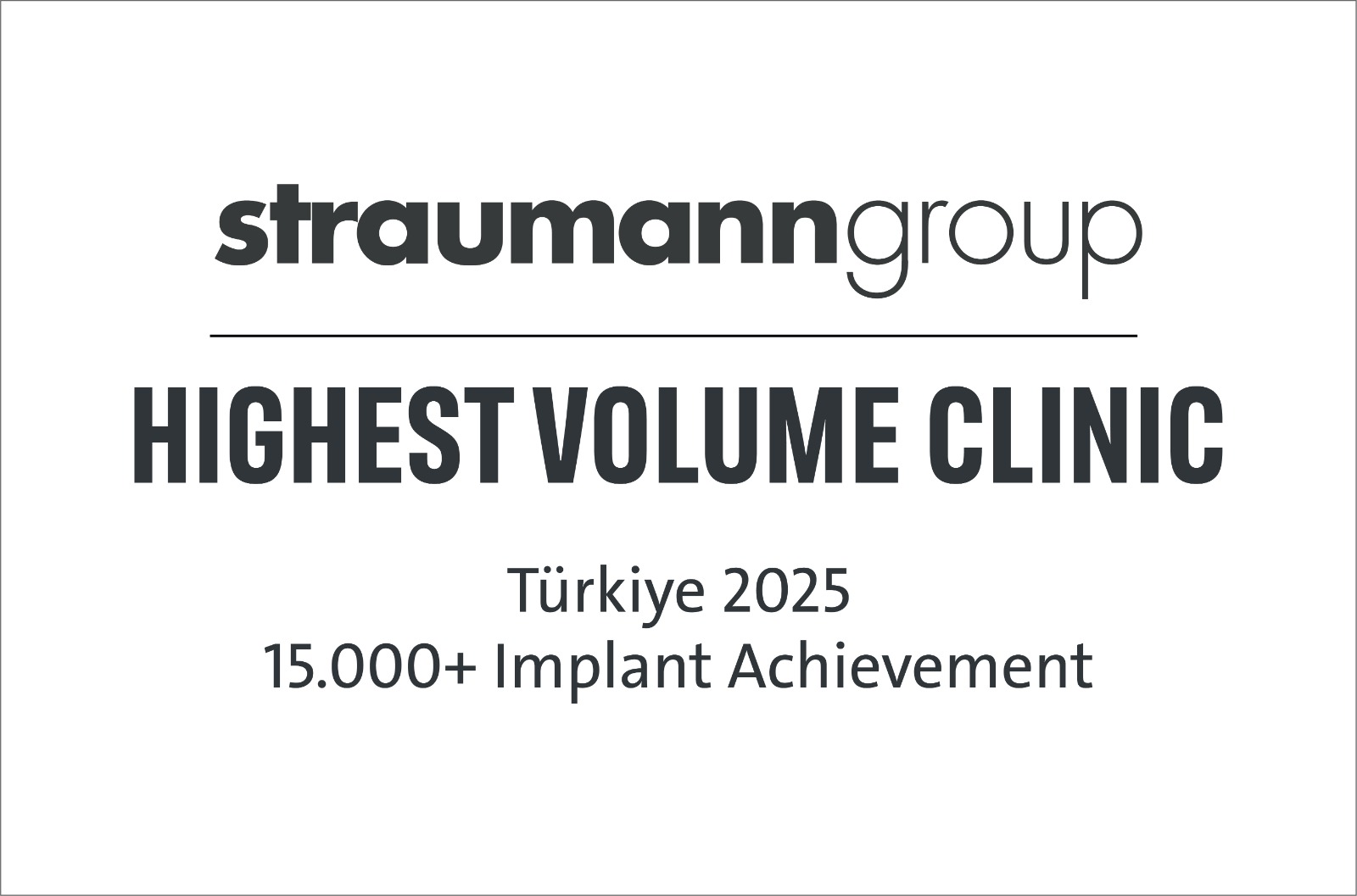 Highest Volume Clinic Esnan Dental Clinics